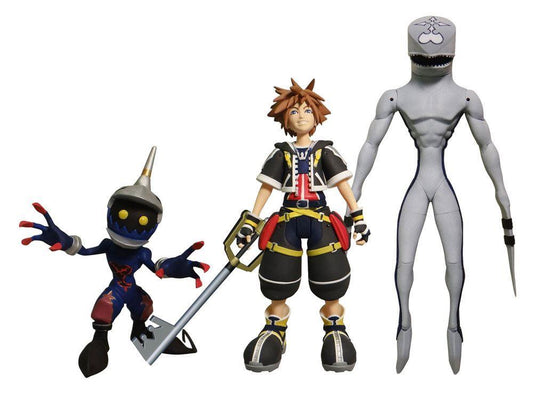 Kingdom Hearts II: Sora, Dusk & Soldier Collector's Action Figure Set