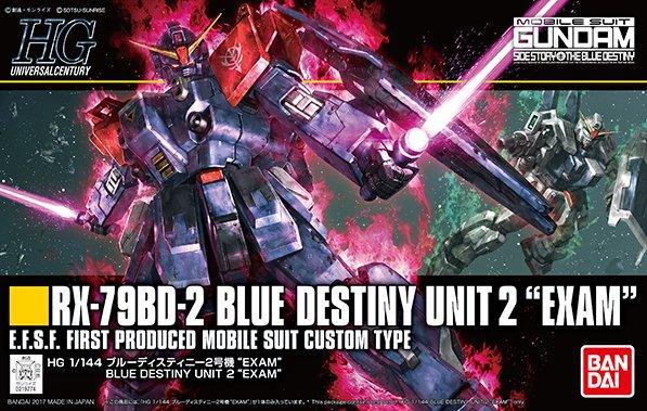 Gundam: RX-79BX-2 Blue Destiny Unit 2 "Exam" (Univeral Century) Model