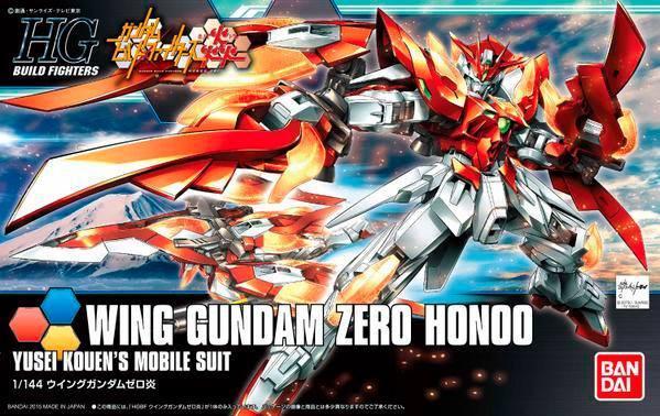 Gundam: Wing Gundam Zero Honoo HG (Gundam Build Fighters) Model
