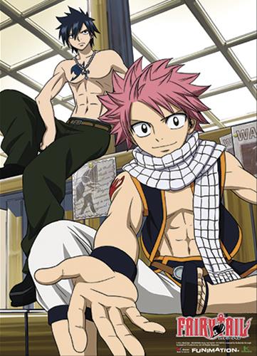 Fairy Tail: Gray & Natsu Helping Hand Wall Scroll
