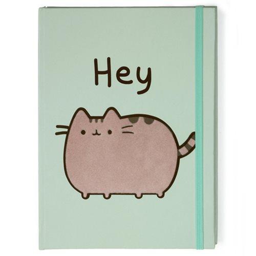 Pusheen: Green Journal "Hey"