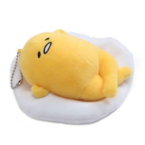Gudetama: Gudetama Laying Face Up Plush Key Chain