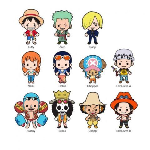 One Piece: Die Cut Key Chain Blind Bag (1 random key chain)