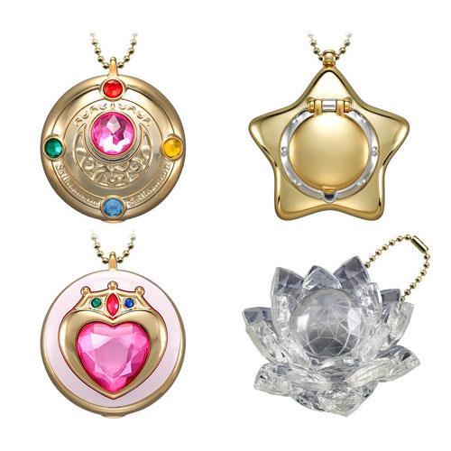 Sailor Moon: Mini Compact Charm (Transformation Brooch, Star Locket, Prism Heart Compact or Silver Crystal)