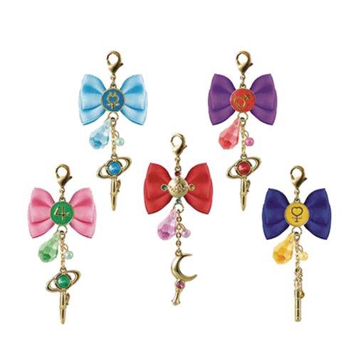 Sailor Moon: Crystal Die-Cast Ribbon Charms (Moon, Mercury, Venus, Mars, Jupiter)