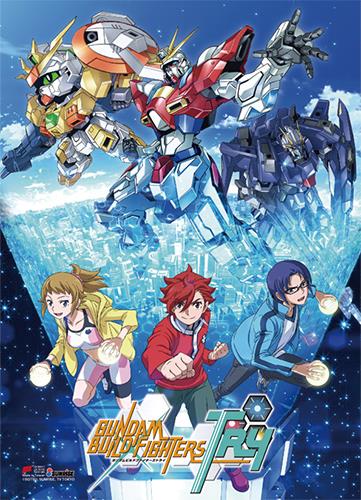 Gundam: Build Fighters Try Key Art Fabric Poster