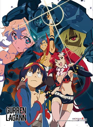 Gurren Lagann: Key Art High End Wall Scroll
