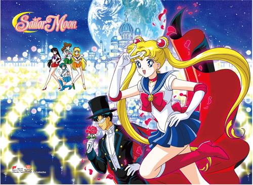 Sailor Moon: Group Illuminated Path High-End Wall Scroll