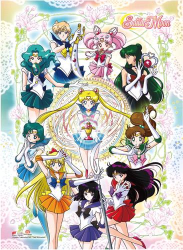 Sailor Moon: Sailor Scouts & Chalice Hi-End Wall Scroll