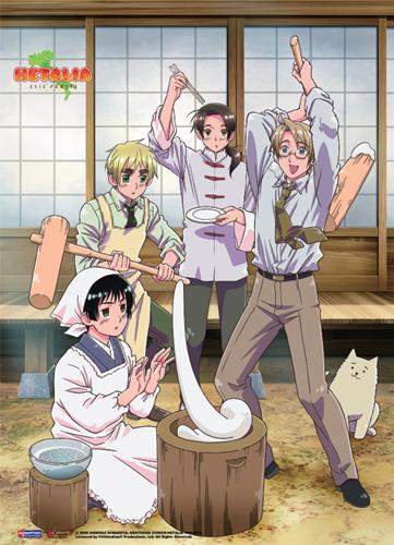 Hetalia: Mochi Party Wall Scroll
