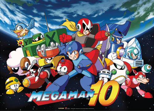 Mega Man: 10 Key Art Wall Scroll