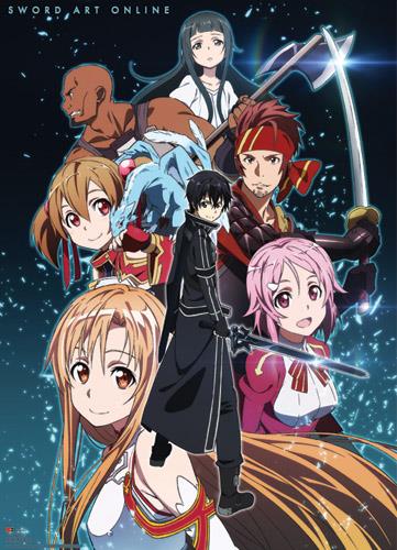 Sword Art Online: Group Wall Scroll