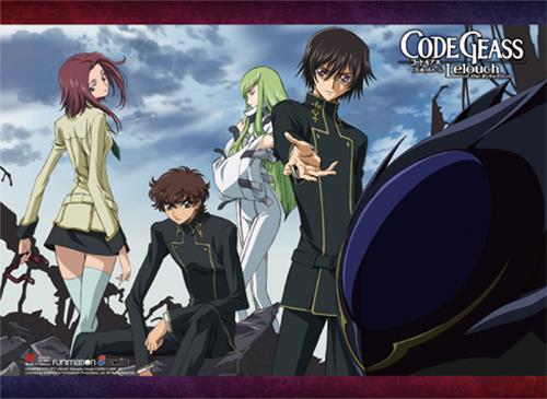 Code Geass: Group Uniforms Wall Scroll