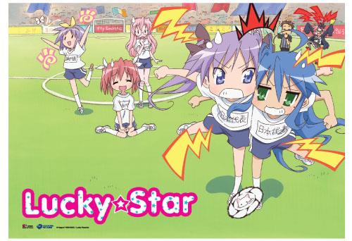 Lucky Star: Group Football Wall Scroll