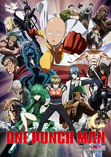 One Punch Man: Group Wall Scroll