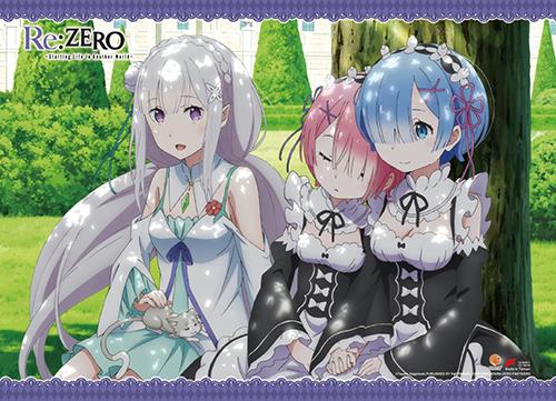 Re:Zero: Emilia, Rem & Ram Wall Scroll