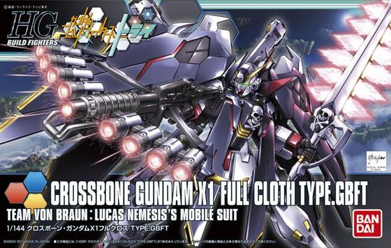 Gundam: Crossbone Gundam X1 Full Cloth Type.GBFT HG Model
