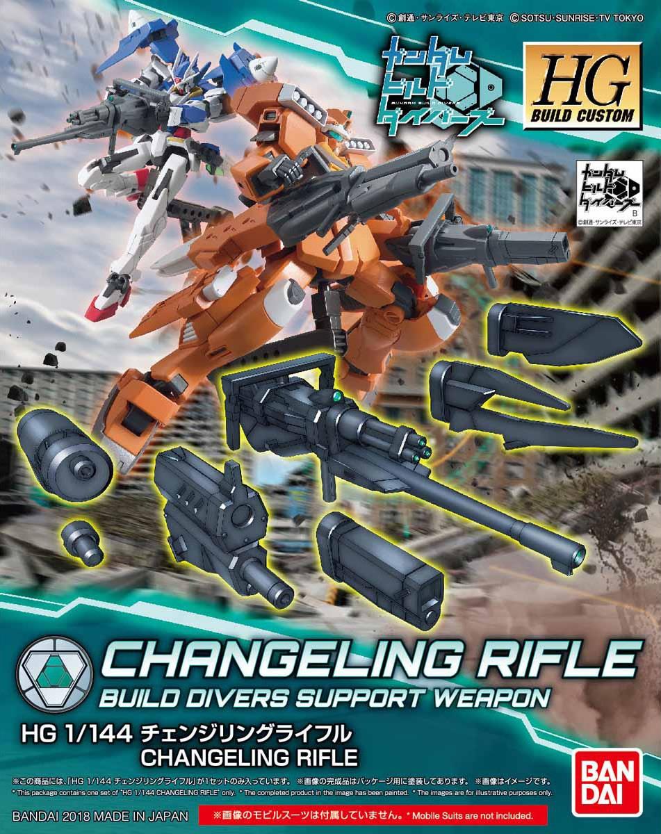Gundam: Changeling Rifle HG Model Option Pack