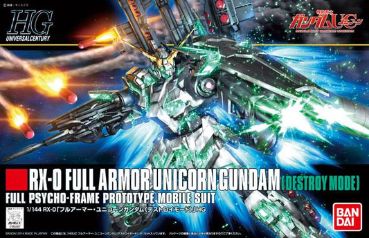 Gundam: Full Armour Unicorn Gundam (Destroy Mode) HG Model