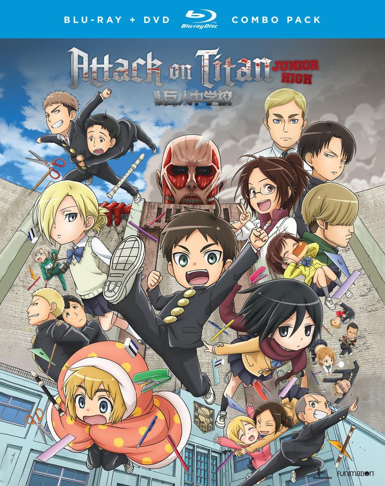 Attack on TItan Junior High Blu-ray/DVD Combo Complete Collection