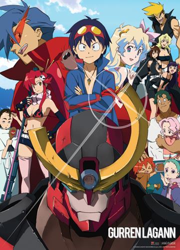 Gurren Lagann: Group Wall Scroll