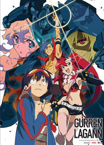 Gurren Lagann: Key Art Wall Scroll