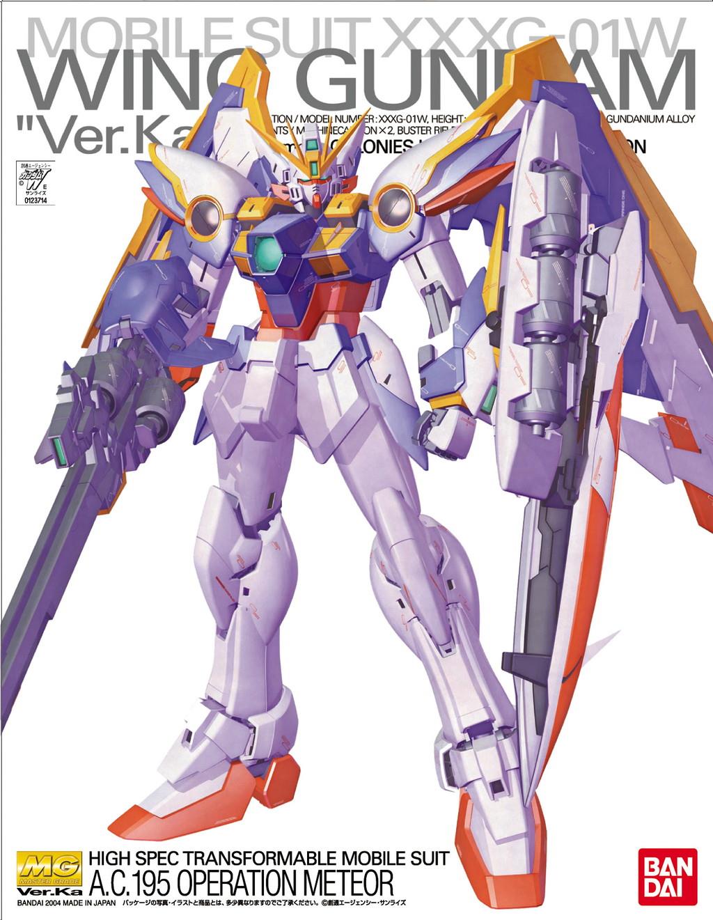 Gundam: Wing Gundam EW Ver. Ka MG Model
