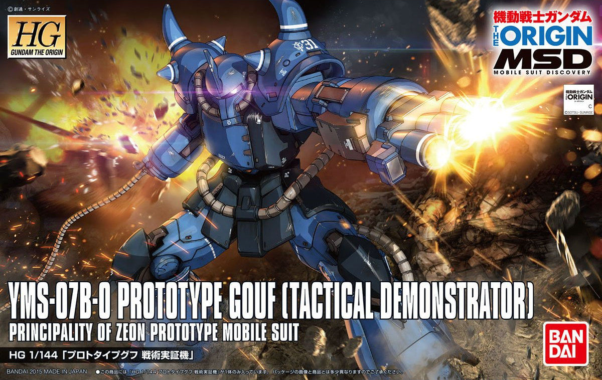 Gundam: Prototype Gouf (Tactical Demonstrator) HG Model