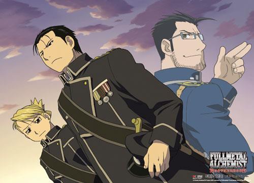 Fullmetal Alchemist: Hughes, Mustang & Hawkeye Wall Scroll