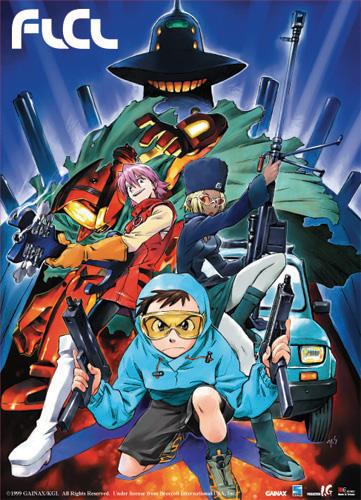 FLCL: Survival Game Wall Scroll