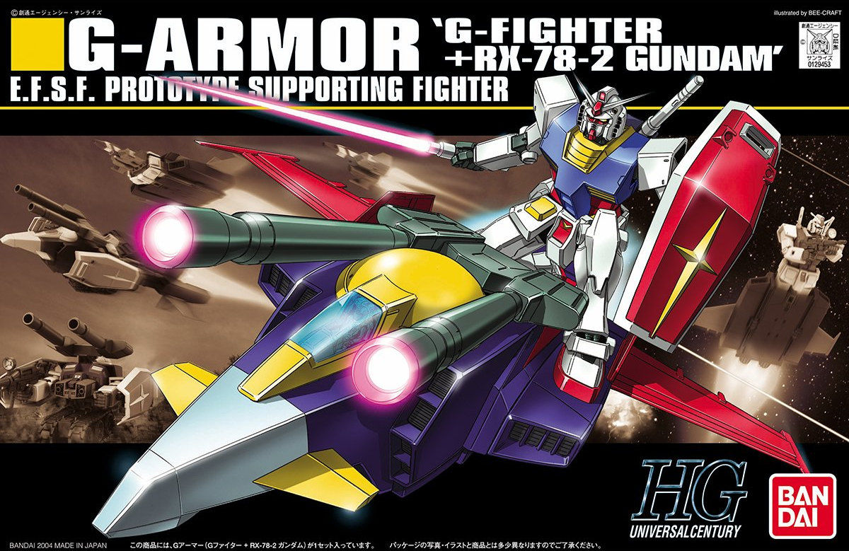Gundam: G-Armor (G-Fighter + RX-78) HG Model