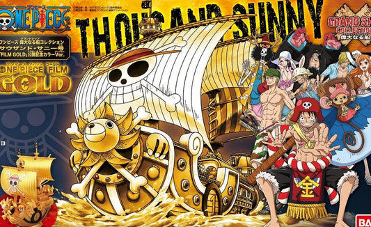 One Piece: Thousand Sunny 'Gold` Anniversary Color Ver. Grand Ship Collection Model